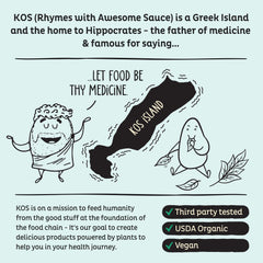 KOS polvo incorporado en receta de desayuno, añade proteína sin alterar sabor
