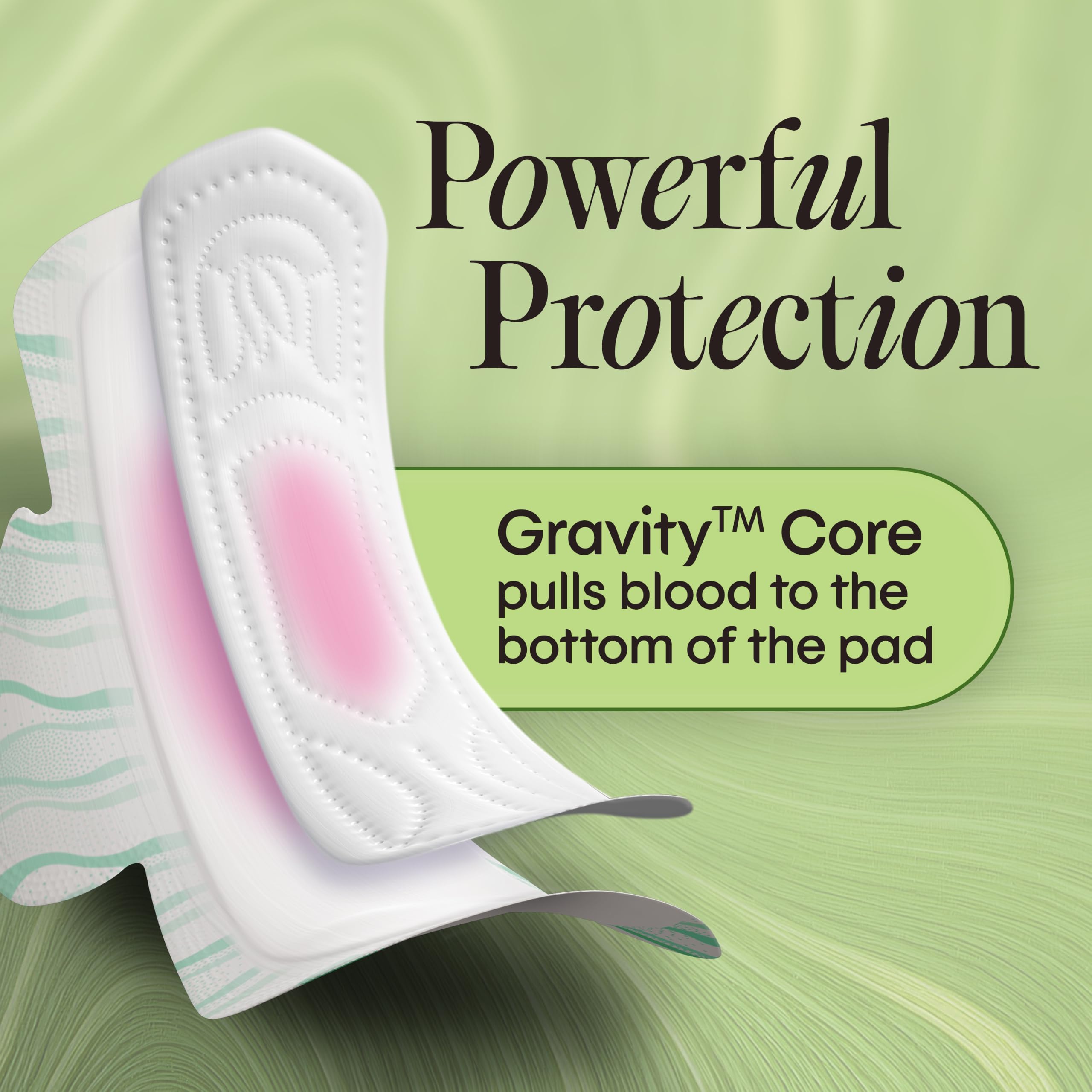 Kotex compresa envuelta individualmente lista para llevar, higiene práctica