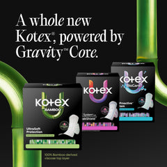 Kotex producto en bolso de mano, conveniencia para el día a día