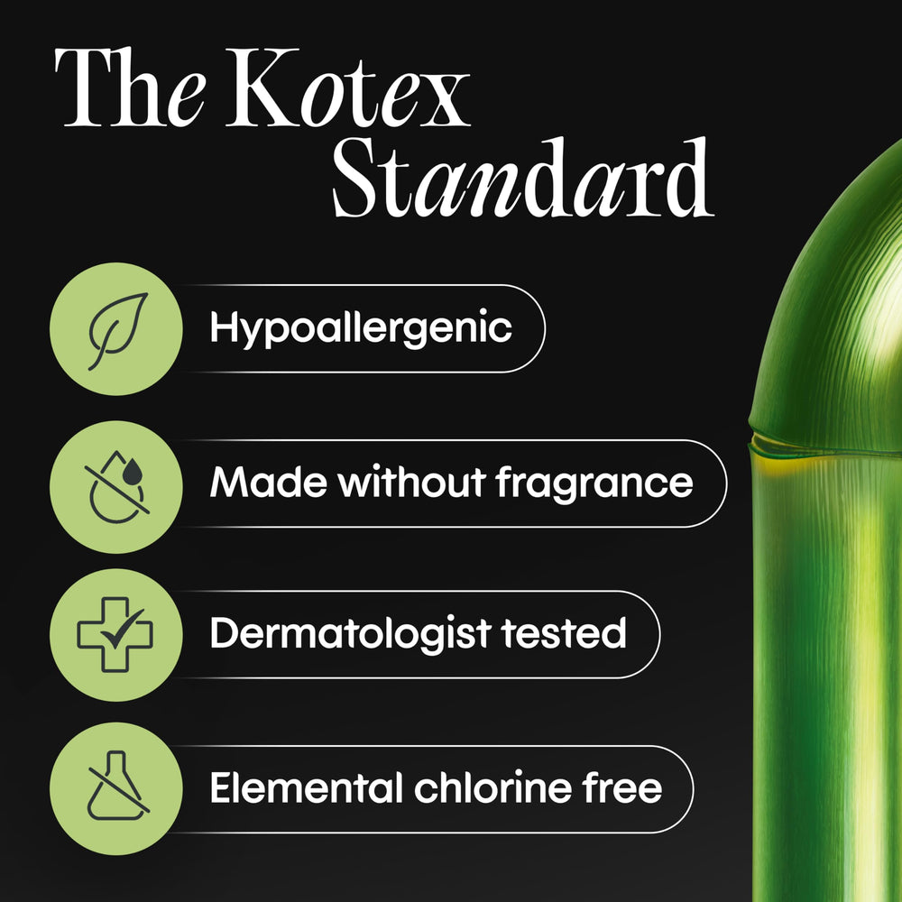 Kotex protector individual en bolso, fácil de llevar y discreto