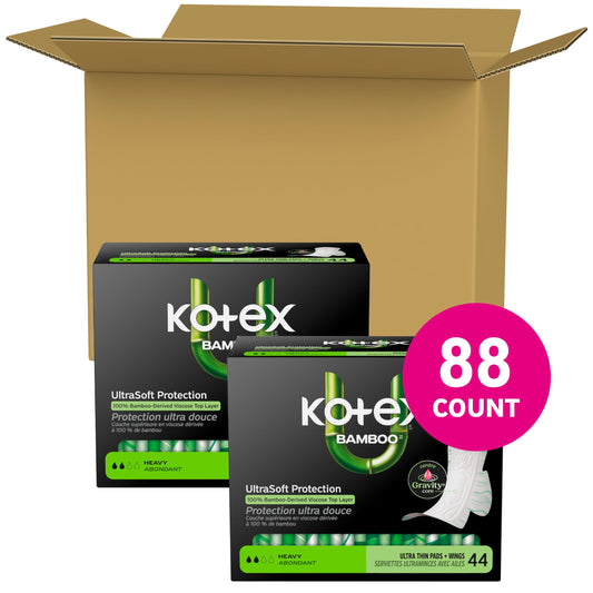 Textura de la capa superior de viscosa de bambú Kotex, sensación ultra suave