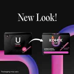 Kotex tampón Click detalle de la punta suave que facilita inserción