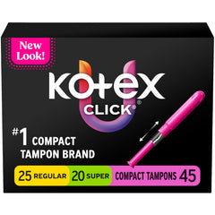 U by Kotex vista frontal del paquete muestra cantidad y diseño práctico