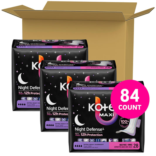 Kotex detalle de las alas que aseguran fijación y menos fugas