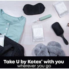 Kotex apertura del empaque interior mostrando toallas alineadas y lista para usar