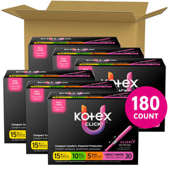Kotex primer plano de la punta lisa que facilita inserción cómoda