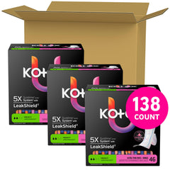 Kotex primer plano del Gravity Core que mantiene la piel seca