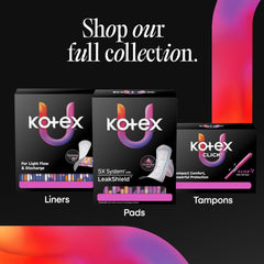 Kotex uso nocturno en cama mostrando posición y cobertura durante la noche para mayor confianza