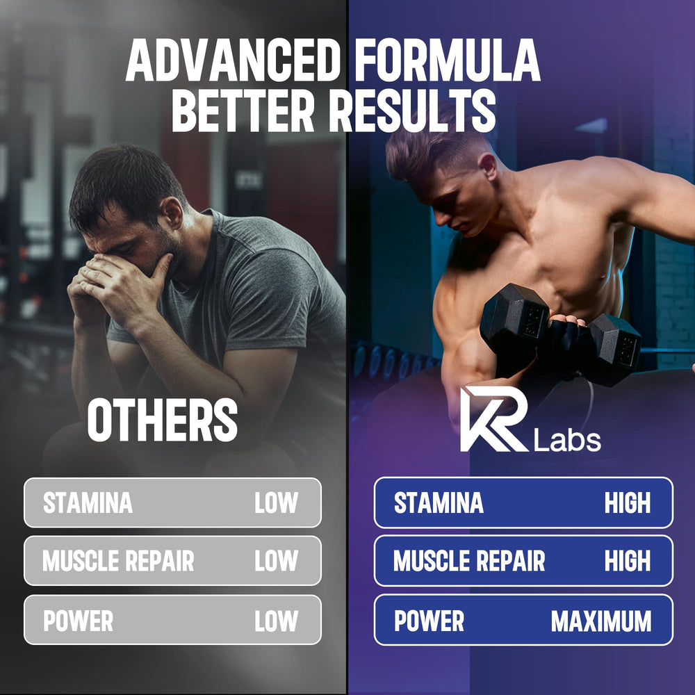 KR Labs etiqueta nutricional enfocada para verificar ingredientes y dosis