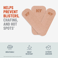 KT Tape detalle de textura de la tira, ofrece durabilidad y confort
