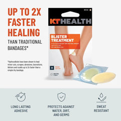 KT Tape parche aplicado en pie, reduce el dolor al correr