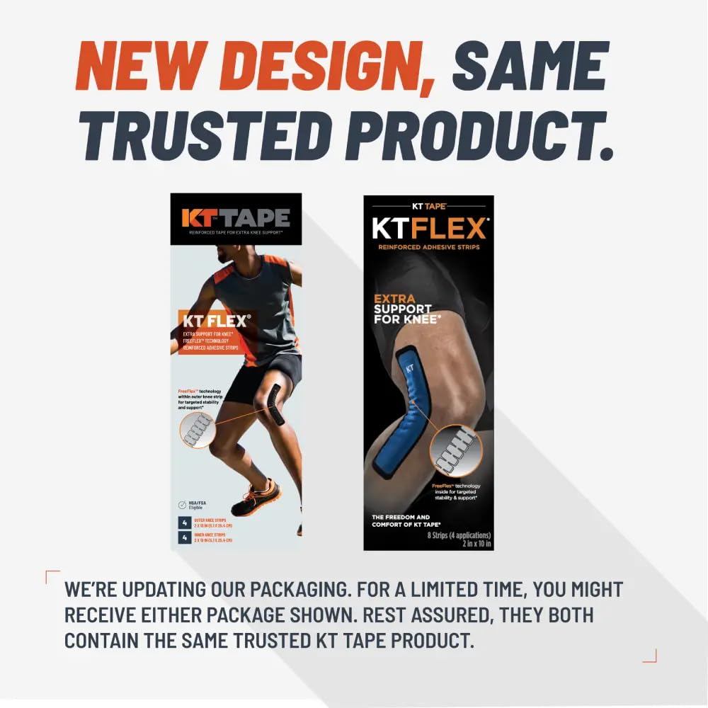 KT Tape aplicación sobre rodilla en atleta, sostén localizado para mayor estabilidad y confianza