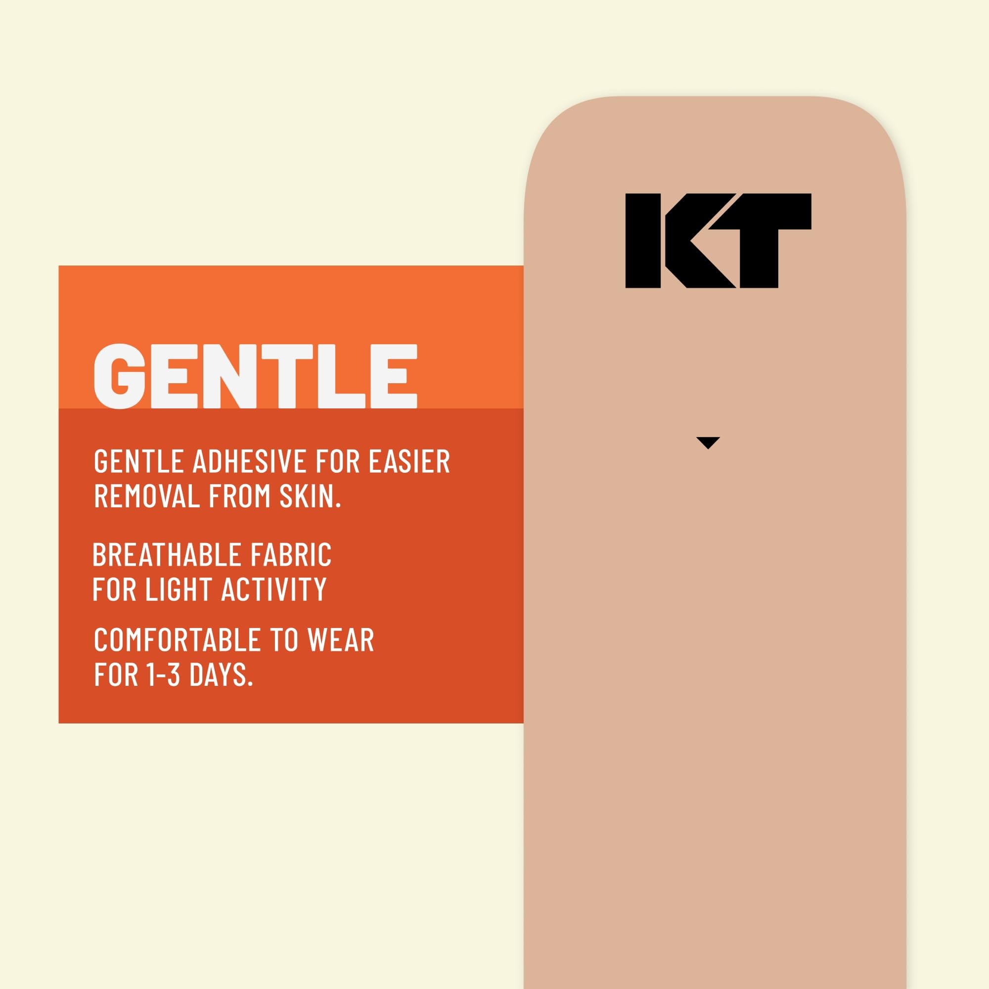 KT Tape Gentle usada en la planta del pie para comodidad activa