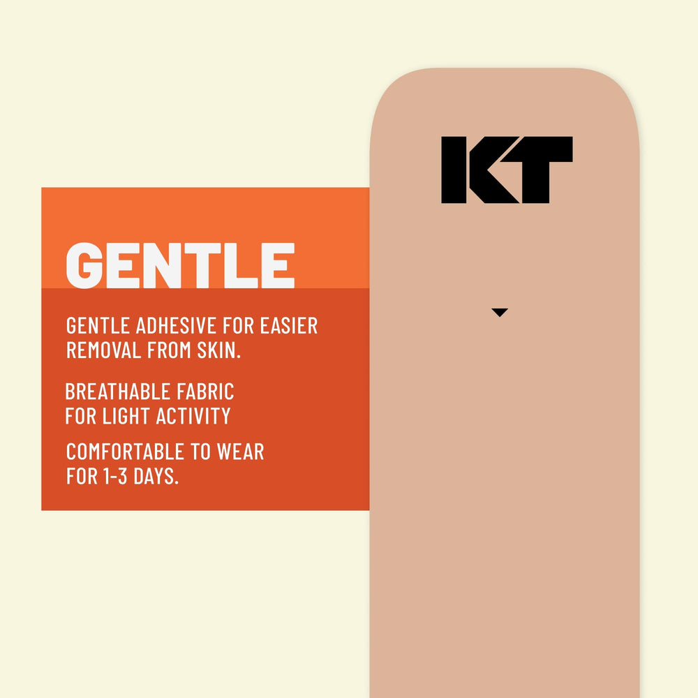 KT Tape Gentle usada en la planta del pie para comodidad activa
