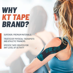 KT Tape Pro Ice comparado en mano para ver tamaño de las tiras