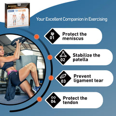 KTQUICK aplicación en rodilla durante ejercicio, sujeción estable y rápida