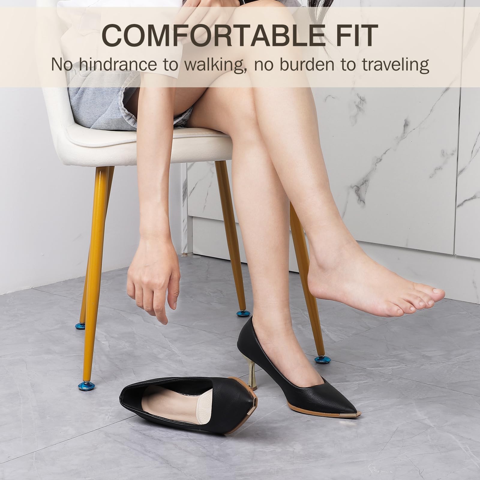KTSAY uso en ambiente de fiesta para estar cómoda y estable con tacones