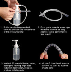 Kueysing manguera flexible de 23 pulgadas doblada, alcance y manejo sencillo