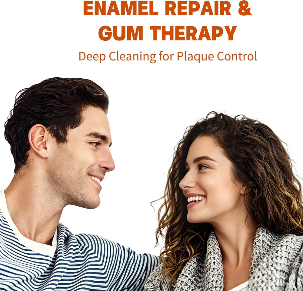 KUGIG pasta dental en uso cepillando dientes para alivio de sensibilidad