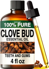 KUKKA aceite de clavo frasco frontal mostrando etiqueta y vidrio ámbar, conserva la potencia