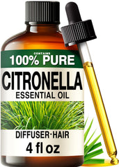 KUKKA botella frontal de citronela mostrando etiqueta clara y capacidad