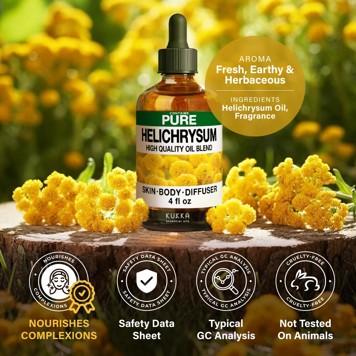 KUKKA ingredientes para jabones artesanales con Helichrysum, inspira DIY