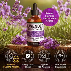 KUKKA lavanda etiqueta del producto con origen búlgaro y certificación cruelty-free visible