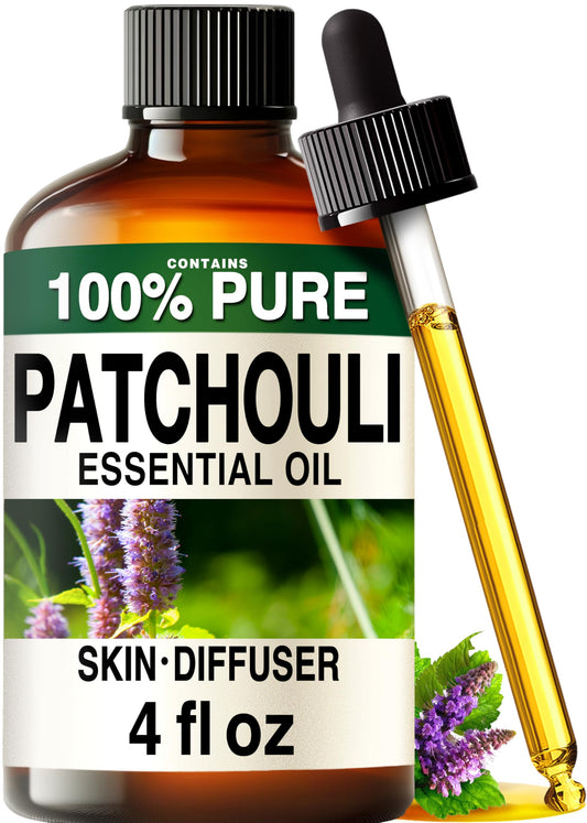 KUKKA aceite patchouli frente del empaque mostrando contenido y pureza