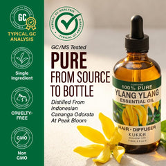 KUKKA aceite ylang ylang en difusor en salón creando ambiente relajante y equilibrado