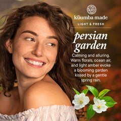 Kuumba Made gotas de aceite perfumado mostrando textura hidratante
