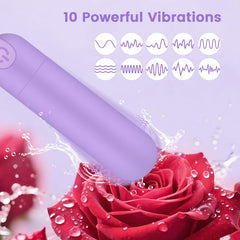 Kverg mini massager en uso en la mano para alivio localizado y discreción