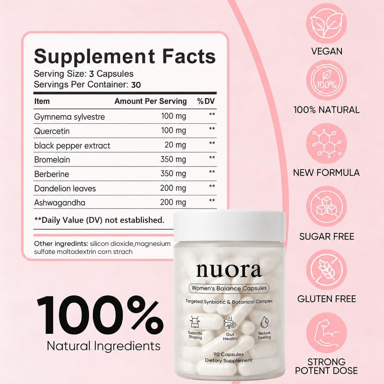 KXVUDE Nuora etiqueta nutricional clara mostrando dosis y composición