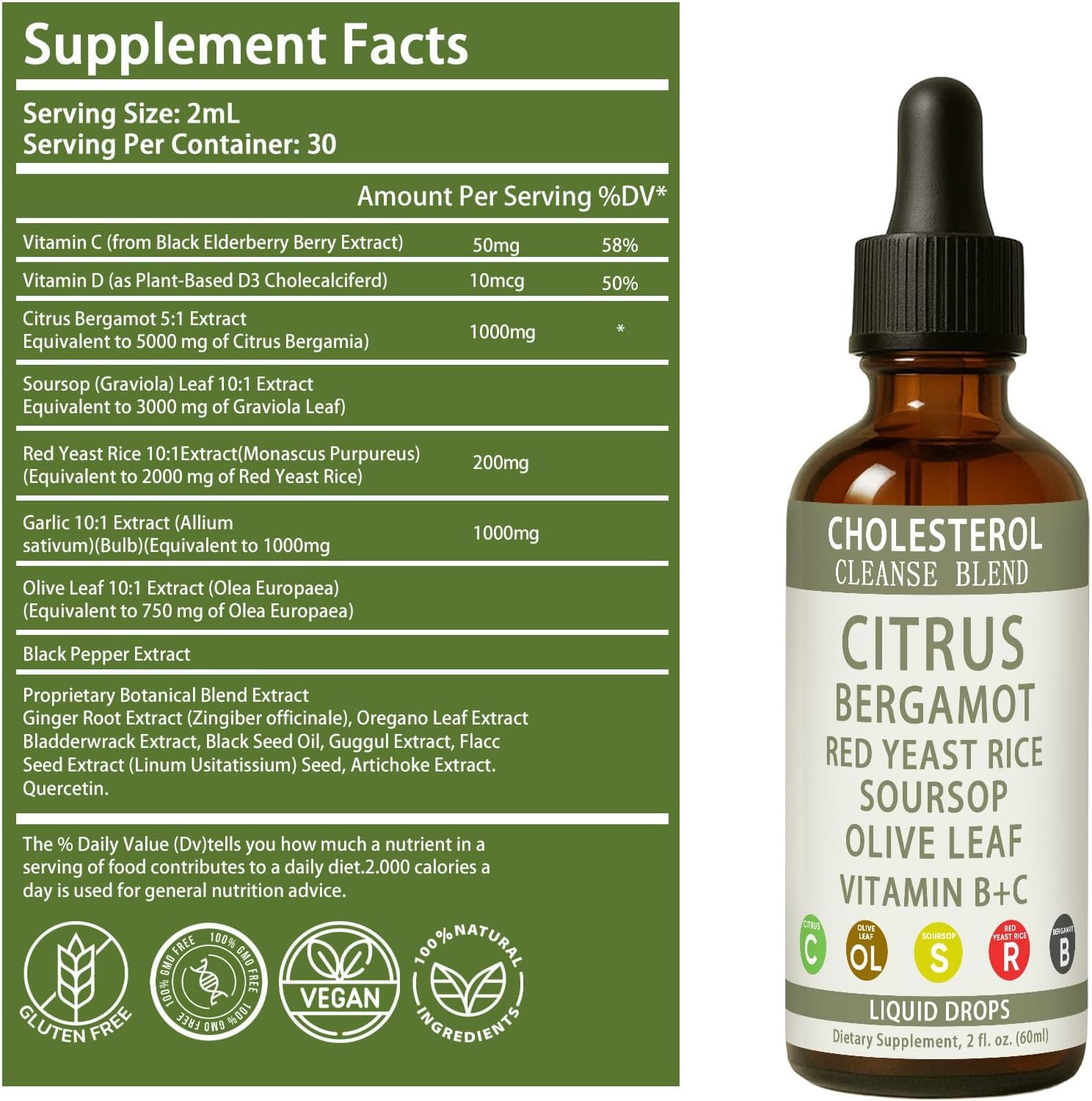 KXVUDE etiqueta con información clara de ingredientes y pruebas