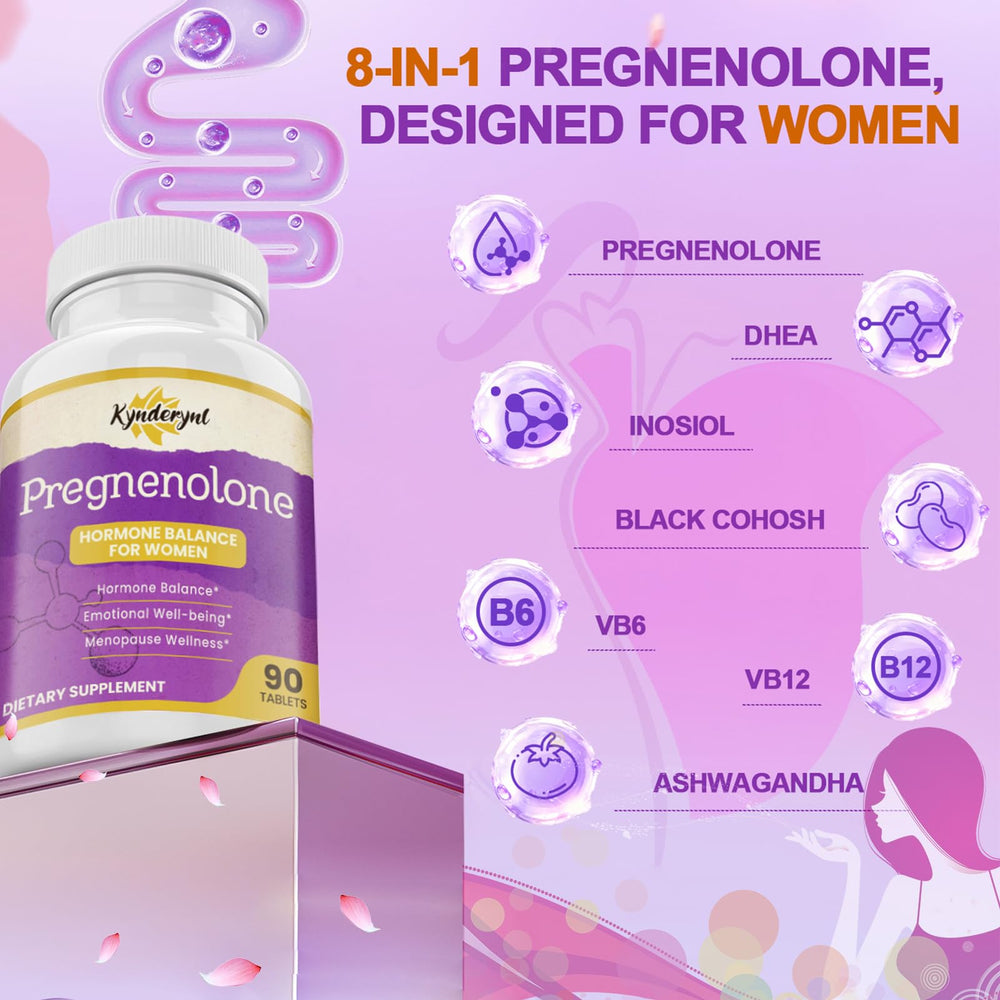 Kynderynl envase 180 tabletas, suministro sostenido.