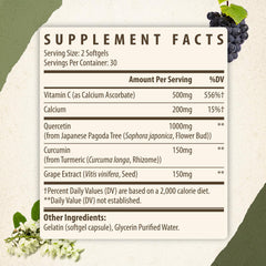 Kynderynl quercetina curcuma mezcla para bienestar diario