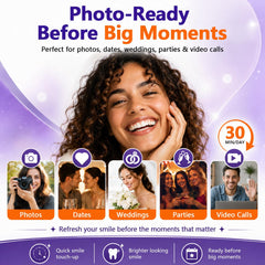 KYNOVEX persona aplicando tiras para retoque antes de foto