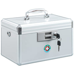 KYODOLED vista frontal de la caja mostrando diseño y cerradura, seguridad portátil