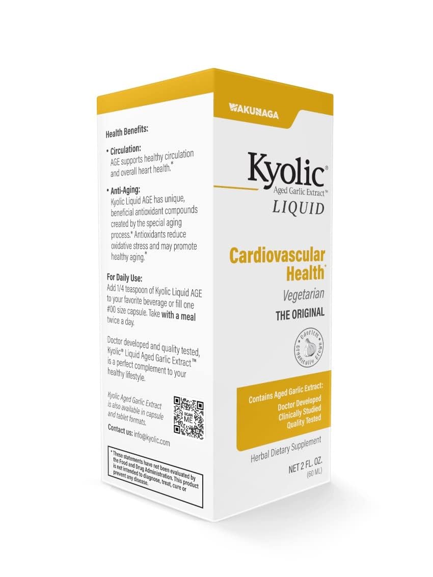 Kyolic bulbos de ajo orgánico que indican origen y pureza