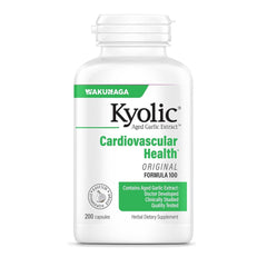 Kyolic frente del empaque mostrando 200 cápsulas y confianza