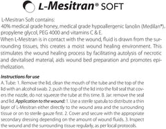 L-Mesitran gel en entorno clínico sugiere uso profesional
