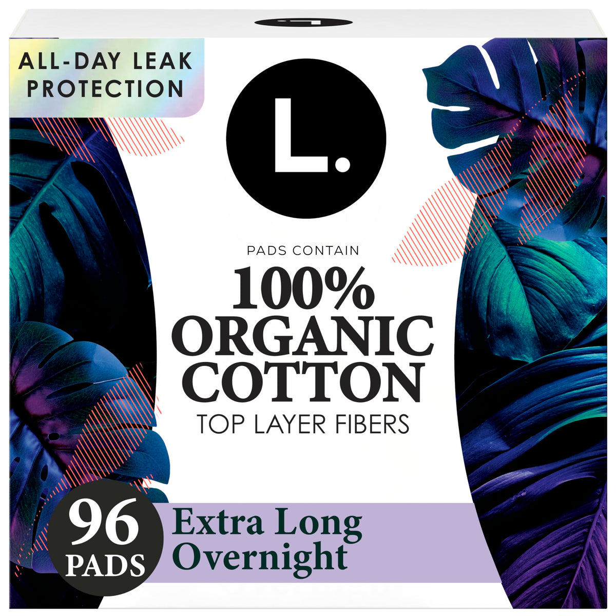 L. empaque frontal multipack que muestra 96 toallas y ahorro