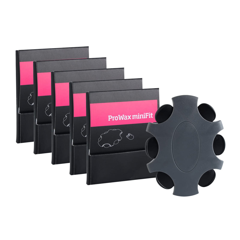 LA FEE empaque frontal mostrando 5 paquetes y 30 filtros, protección fácil