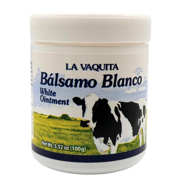 La Vaquita Bálsamo Blanco frasco frontal con etiquetado claro y práctico