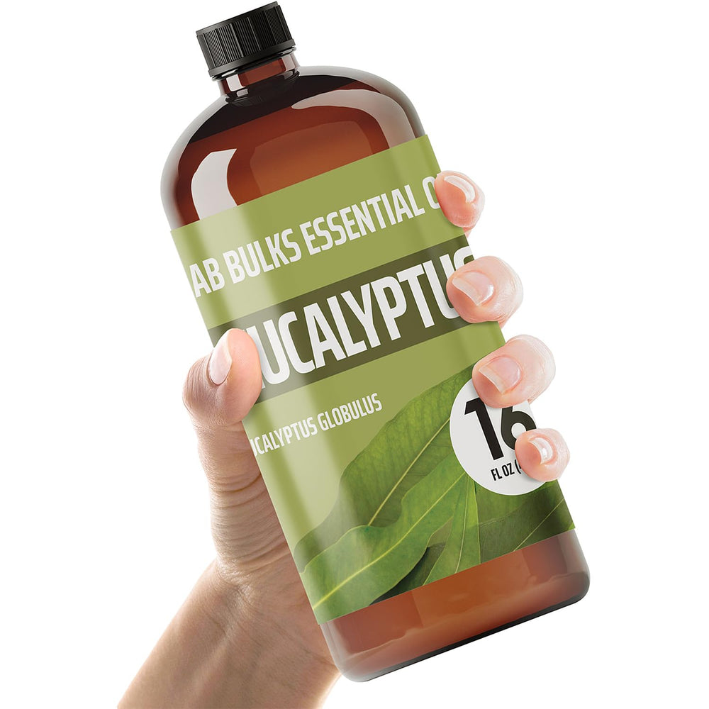 Lab Bulks Essential Oil vista frontal del envase, almacenamiento prolongado