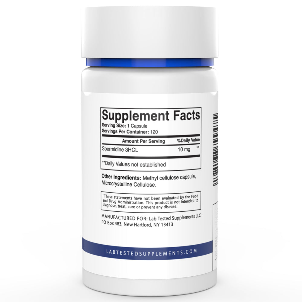 Lab Tested Supplements primer plano de cápsula mostrando textura y dosis precisa