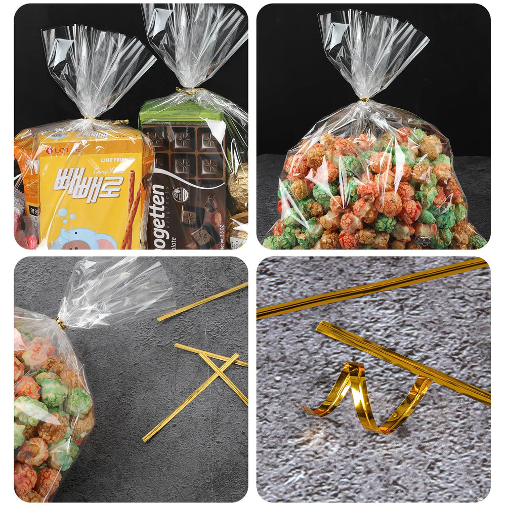 Labeol bolsas llenas de dulces para presentación atractiva