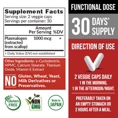 LABO Nutrition vieira cruda como fuente natural de plasmalógenos