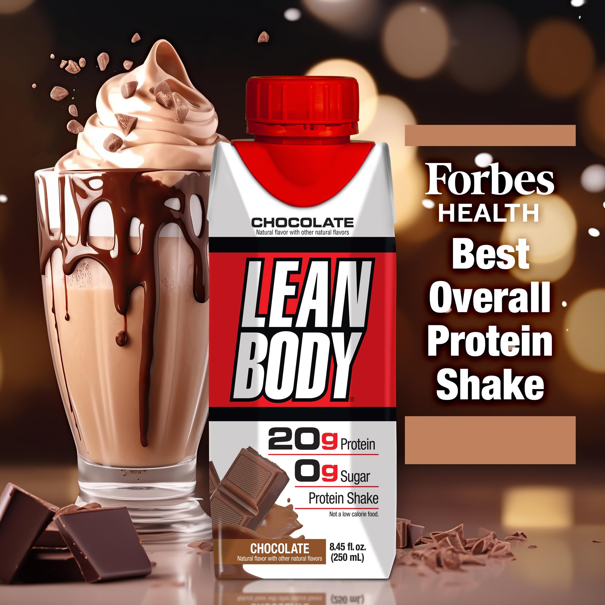 Detalle de la textura cremosa del Labrada Lean Body que sugiere sabor y saciedad