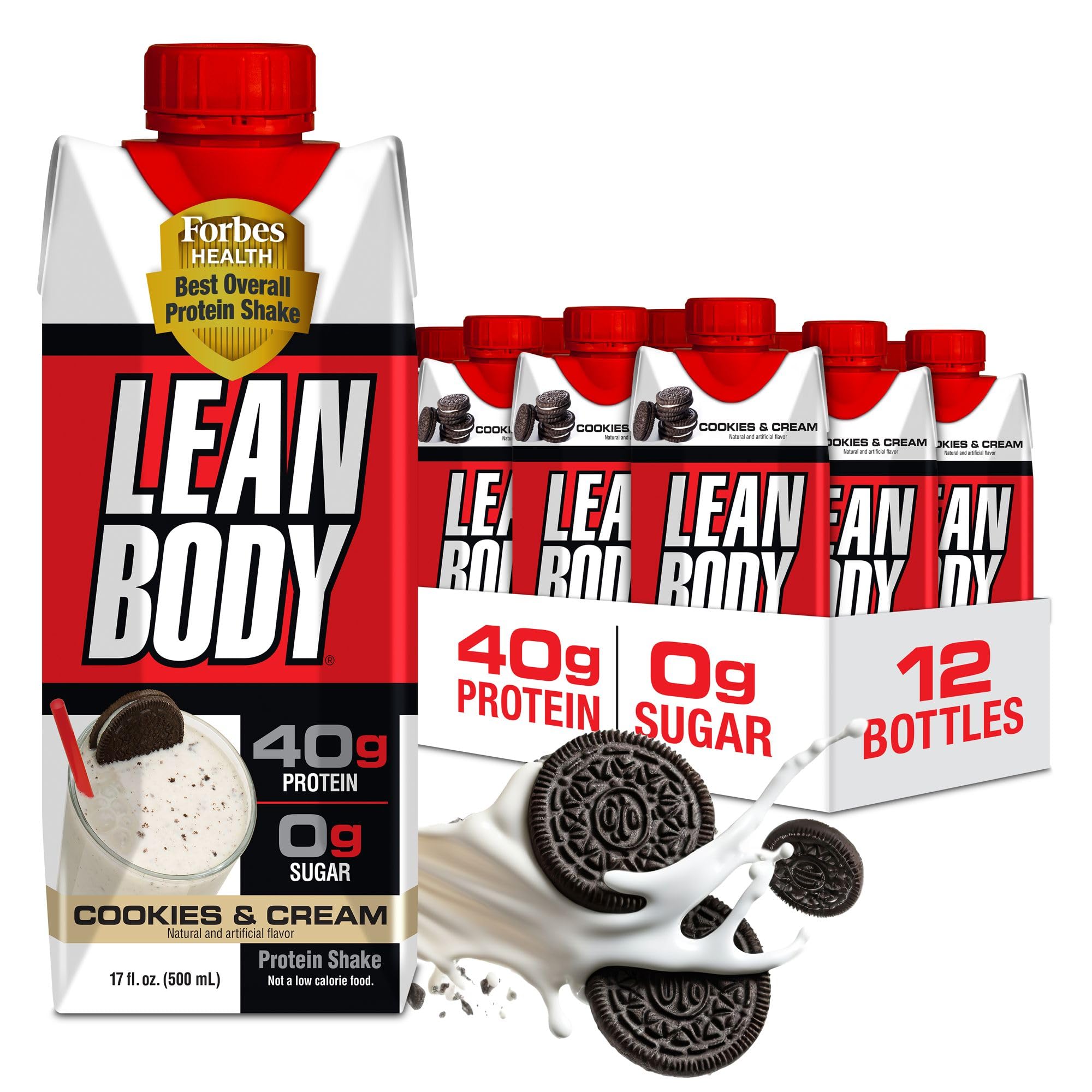 Labrada envase frontal Cookies & Cream mostrando diseño y beneficio proteína alta