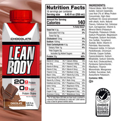 Caja abierta pack de 16 Labrada Lean Body lista para almacenar y uso prolongado